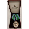 Medalje i sølv, for 25 års frivillig tjeneste i Hjemmeværnet.