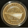 Tema mønt M/S SELANDIA, 20 kr. 2008 i kvalitet proof, og æske