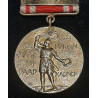 Medalje. Københavns Skytteforening 1911 med bånd, og årstal( forgyldt metal ?)