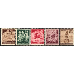 Rige. 1944. Velgørenhedsmærker & Fulda byjubilæum. AFA nr. 864-68 **   st. used