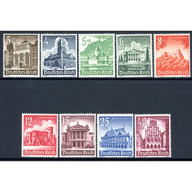 Rige. 1940. Vinterhjælp. AFA nr. 746-54 **         st. used
