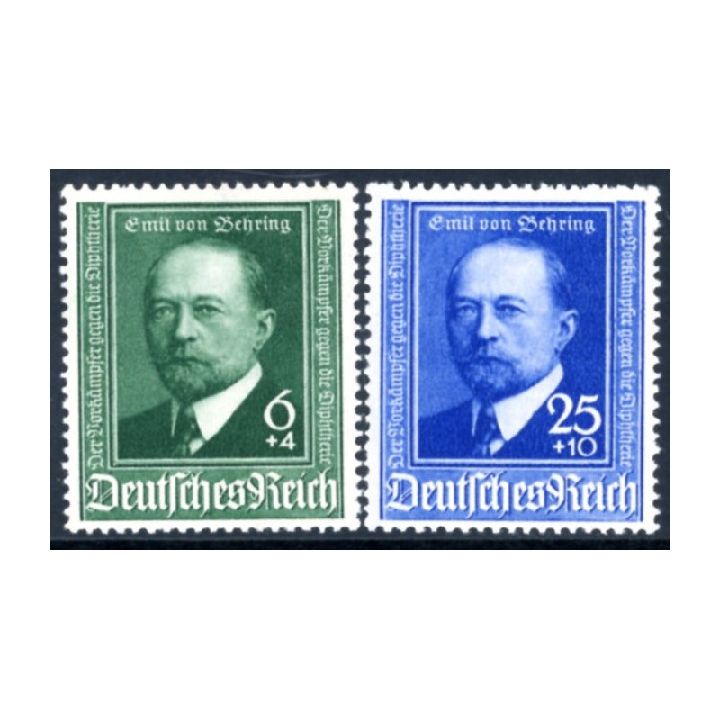 Rige. 1940. Emil von Behring. AFA nr. 755-56 **         st. used