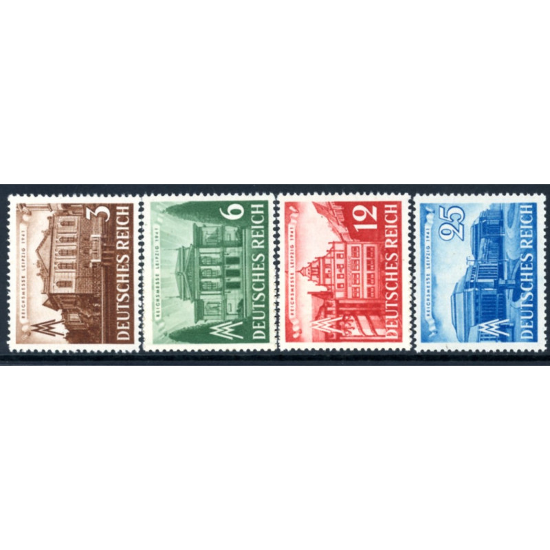 Rige. 1941. Leipzig messe. AFA nr. 757-62 **        st. used