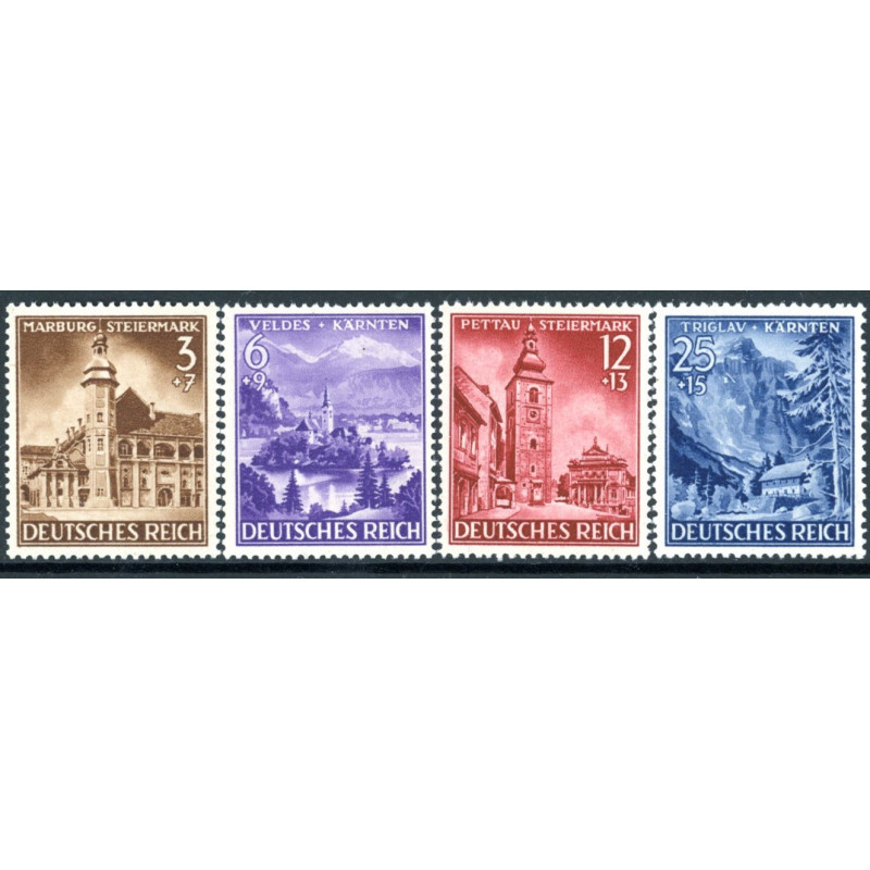 Rige. 1941. Kärnten & Steiermark. AFA nr. 797-800 **     st. used