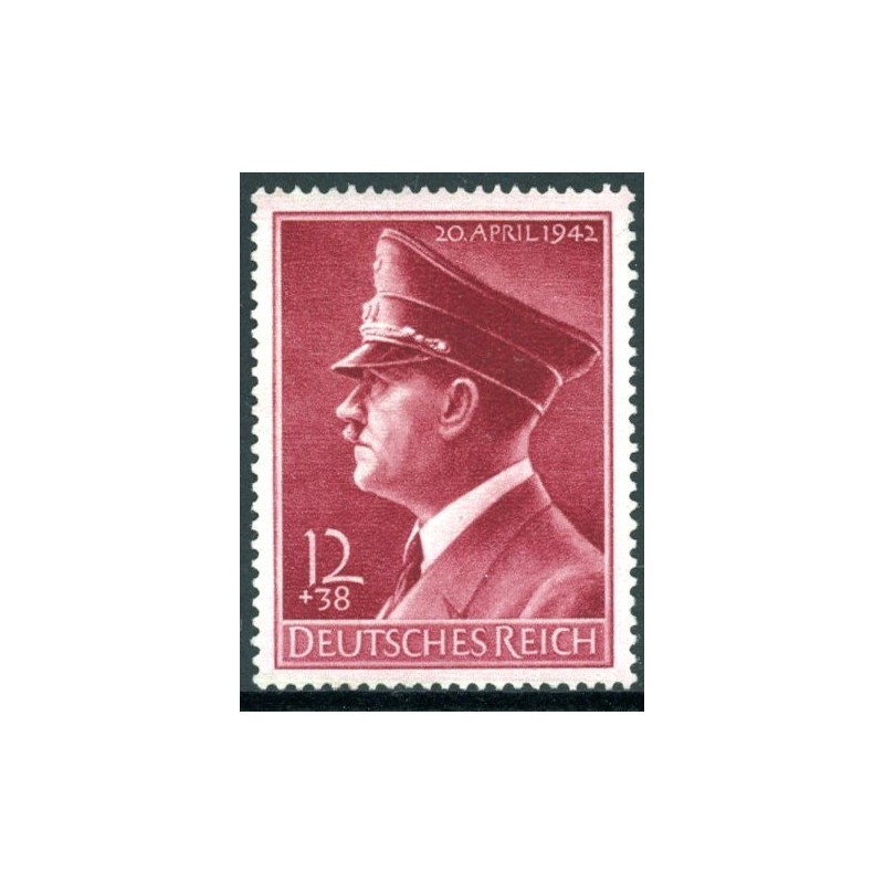 Rige. 1942.  Hitlers fødselsdag. AFA nr. 808 **     st. used