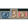 Rige. 1942.  Europæisk postkongres, med overtryk. AFA nr. 818-20 **    st. used