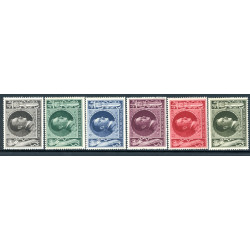 Rige. 1943. Hitlers fødselsdag. AFA nr. 839-44 **    st. used