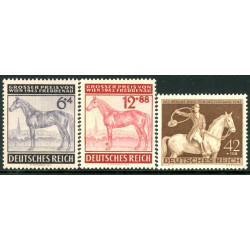 Rige. 1943. Brune bånd & Wien Derby. AFA nr. 849-50 **   st. used