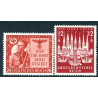 Rige. 1943. Lübeck & 9 november mindemærke. AFA nr. 857-58 **   st. used