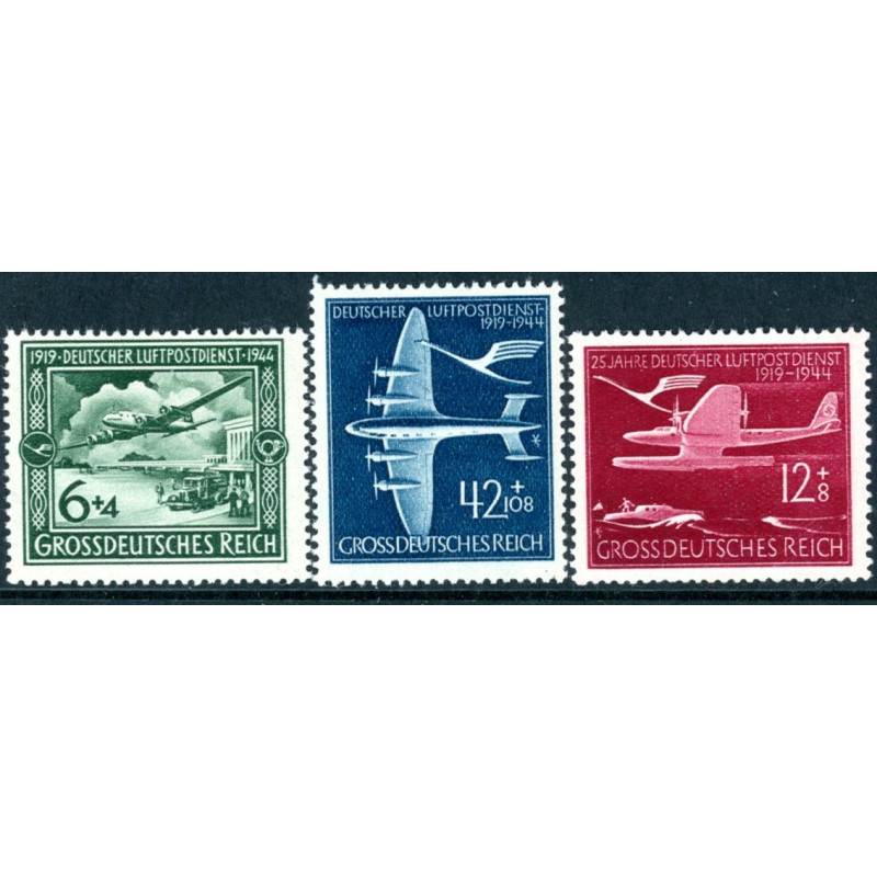 Rige. 1944. Luftpost. AFA nr. 861-63 **   st. used