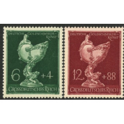 Rige. 1944. Tysk guldsmedekunst. AFA nr. 897-98  **   st. used