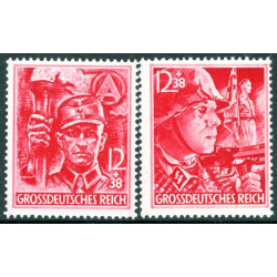 Rige. 1945. SA og SS. AFA nr. 904-05  **    st. used