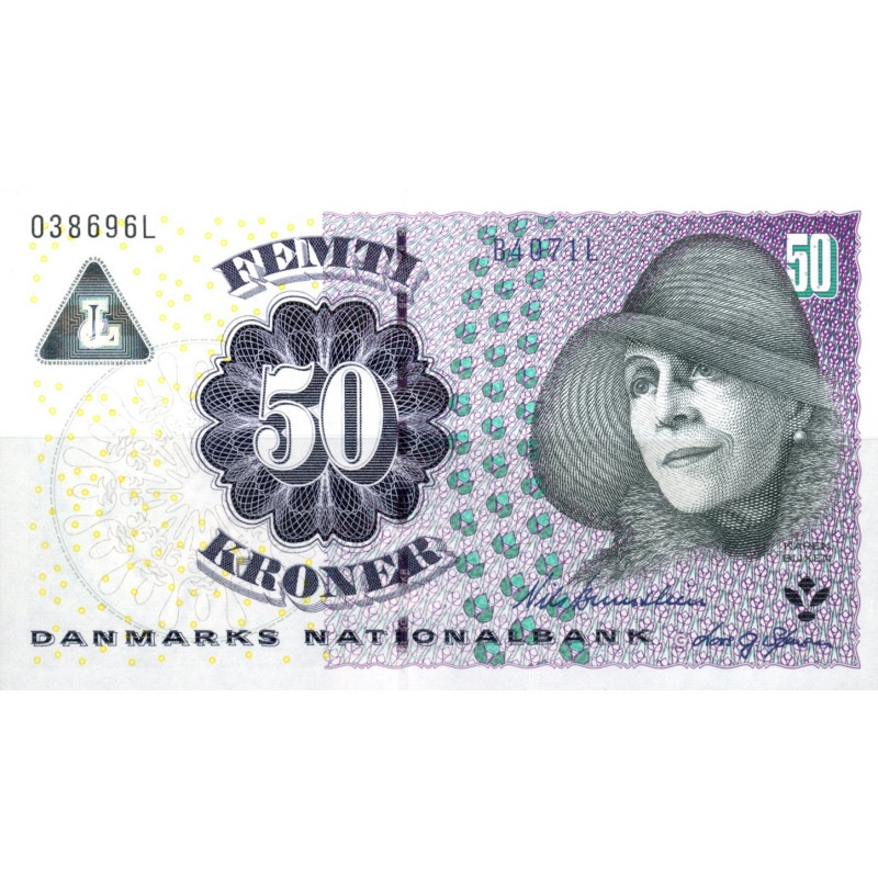 Danmark. 50 kr. Sieg 151 DOP 160 Pick 60 2007 B4 UNC