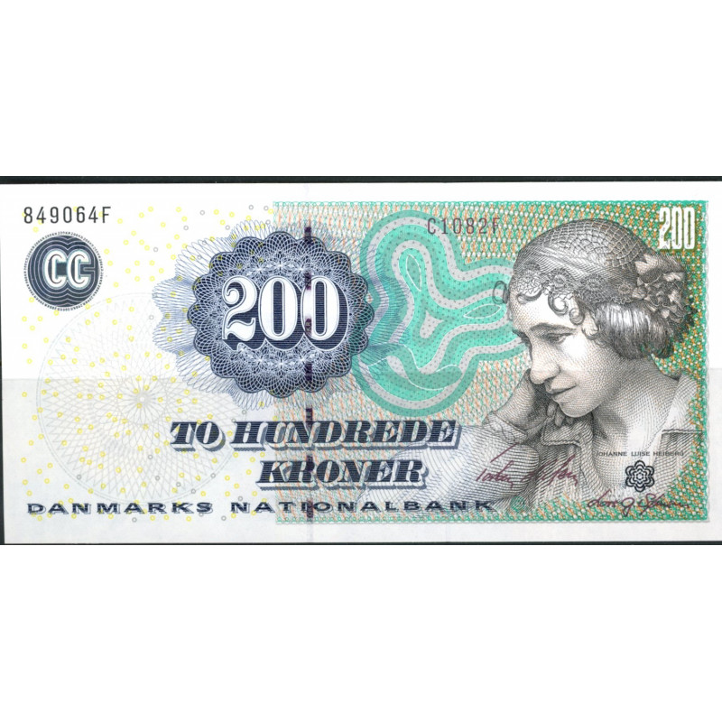 Danmark. 200 kr. Sieg 153 DOP 162 Pick 62 2008 C1 UNC