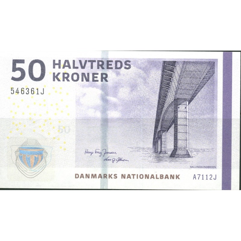 Danmark. 50 kr. Sieg 156 DOP 165 Pick 65 2011 A7 UNC