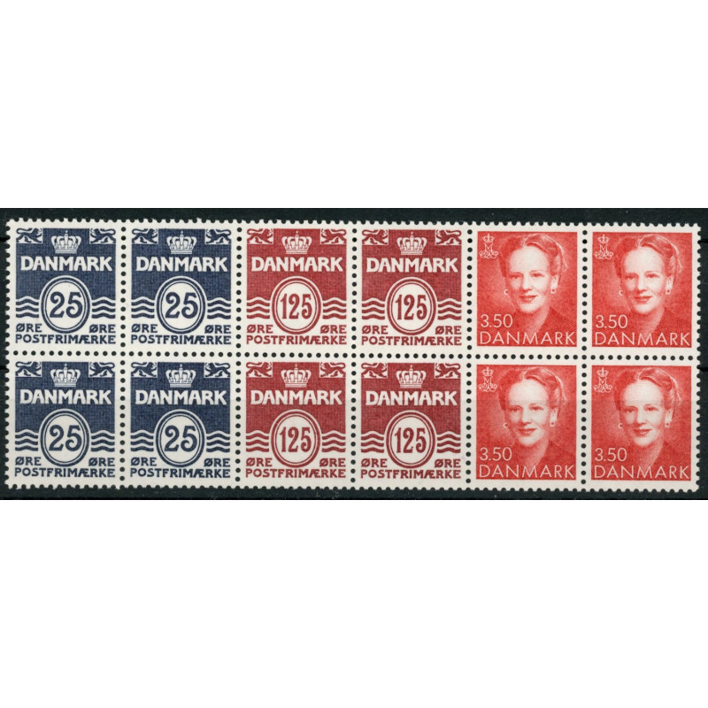 Hæftesammentryk. AFA nr. HS 16 **, postfrisk, stemplet FDC