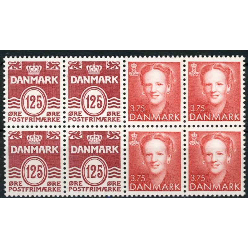 Hæftesammentryk. AFA nr. HS 17 **, postfrisk, stemplet FDC