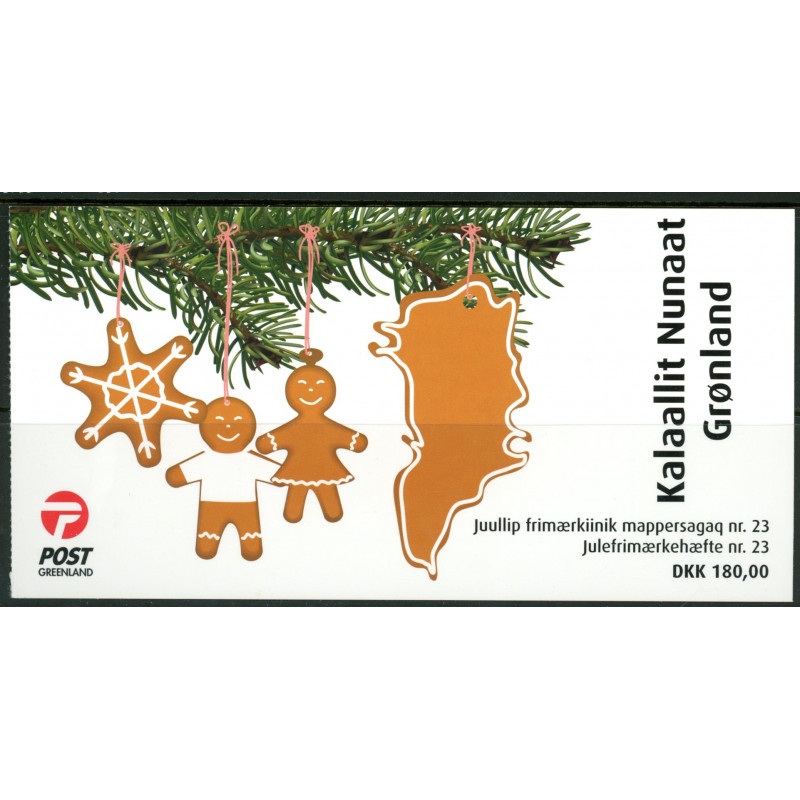Grønland Jule/Christmas booklets no. 23 (2018)  Postfrisk/MNH  stemplet/used