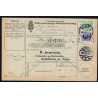 1921. Indkasserings-Postanvisning med 2x 30 Øre Chr. X