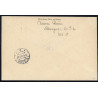 1919. Adressebrev single frankering med 40 øre Chr. X