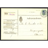 1918. Adressebrev single frankering med 30 øre Chr. X