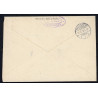 1919. Adressebrev single frankering med 40 øre Chr. X