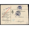 1919. Adressebrev single frankering med 40 øre Chr. X