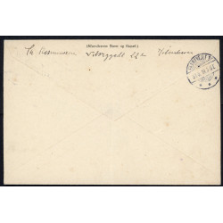1919. Adressebrev single frankering med 30 øre Chr. X