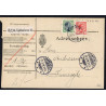1918. Adressebrev med 10 og 30 øre Chr. X