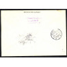 1918. Adressebrev med 10 og 30 øre Chr. X