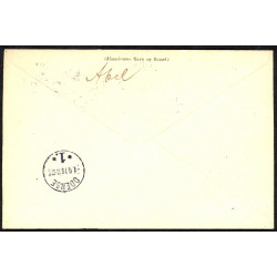 1919. Adressebrev single frankering med 30 øre Chr. X