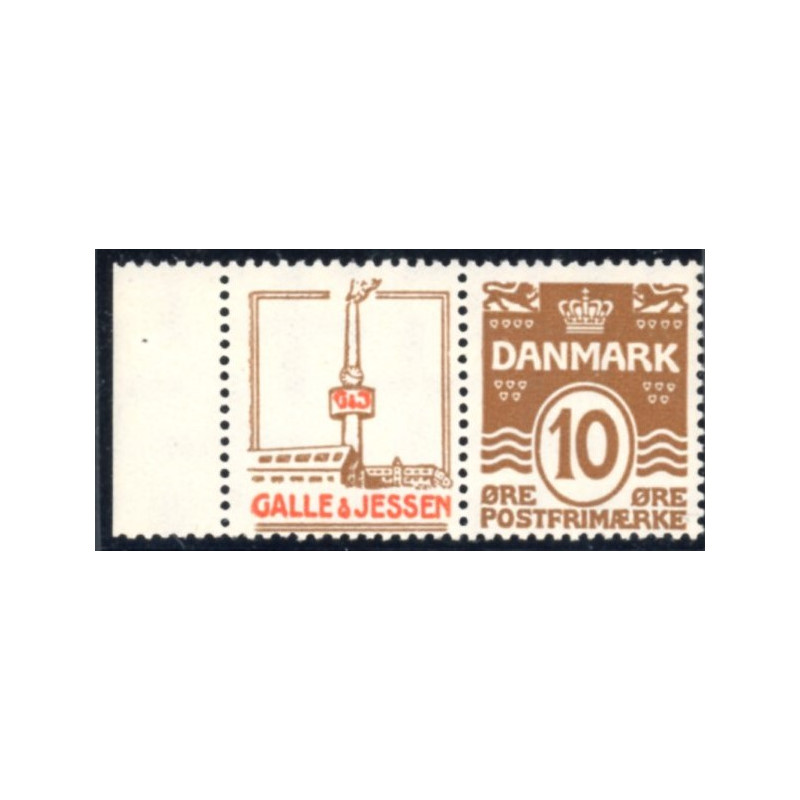 Galle & Jessen. AFA nr. 42 **        stemplet postfrisk brev