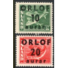 Island. ORLOF 10 og 20 Aur *
