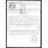 1928. International adressekort med 1 kr og 60 øre Chr. X m.m. til Schweiz