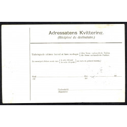 1923. International adressekort med 1 kr og 2x 15 Øre, Chr. X til Sverige