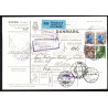 1930. International adressekort med 2x 1 kr, Chr. X m.m. til Finland