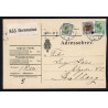 1919. Adressebrev med 35/16 Øre, Prov.m.m fra Charlottenlund til Aalborg