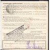 1930. International adressekort med 2x 2 kr og 50 Øre, Chr. X til Belgien