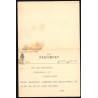 GAVE- Radiobrev fra M/S CANADA dateret 24.12.38 (Holder juleaften i SINGAPORE)