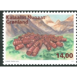 2017. 5-39,00 kr. Øde stationer. AFA nr. 761-62 ** postfrisk  stemplet FDC