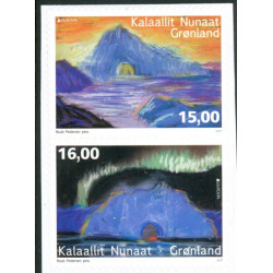 2017. 15-16.00 kr. Europamærker/CEPT. fra Hæfter.AFA nr. 763-64E ** postfrisk  stemplet FDC