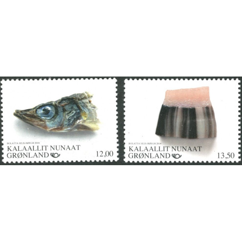 2016, 12,00-13,50. Norden. Madkultur. AFA nr. 727-28 postfrisk  stemplet FDC