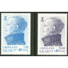 2016, 2,00-50,00 kr. Suppleringsværdier. AFA nr. 736-37 postfrisk  stemplet FDC