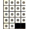 25 Øre  Fred. IX. 1948-1972, komplet ialt 27 stk.