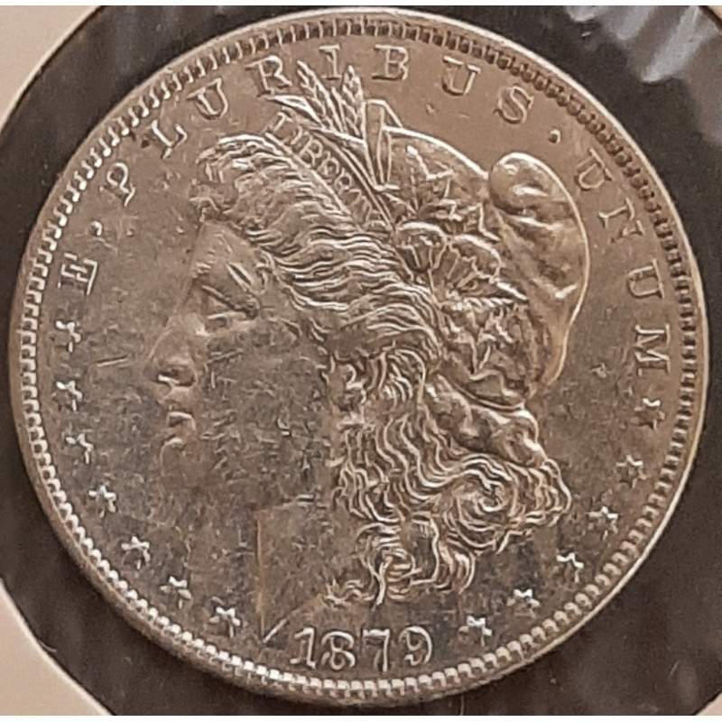 USA. 1879. Morgan Silver dollar Ag.