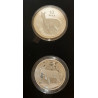 BOTSWANA, SILVER, 5 and 10 PULA, 1978, PROOF, i tilhørende æske,