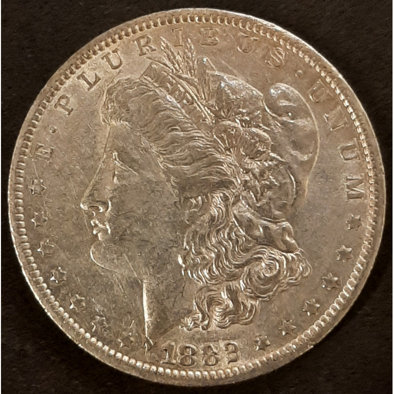 USA. 1882-O. Morgan Silver dollar Ag.