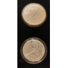 OMAN, SILVER, 2½ og 5 Omani Rials, 1977, PROOF, i tilhørende æske,
