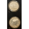 AFGHANISTAN, SILVER, 250 og 500 Afghanis 1978, PROOF, i tilhørende æske,