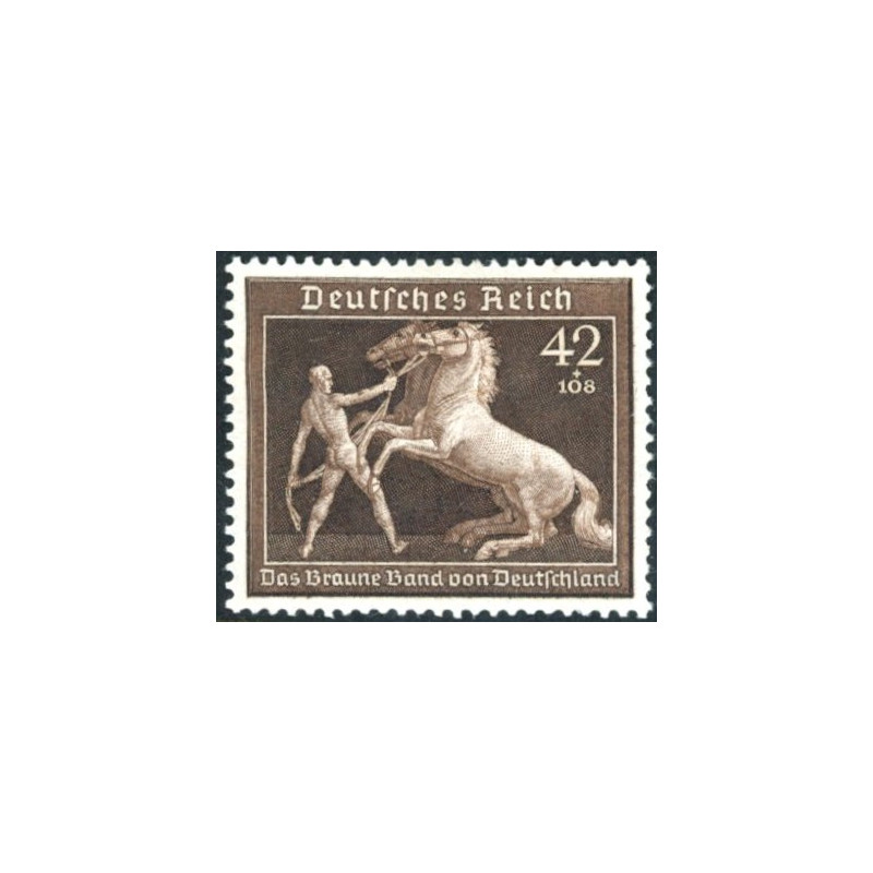 Rige. 1939. Brune bånd. AFA nr. 694 **   stemplet (o)